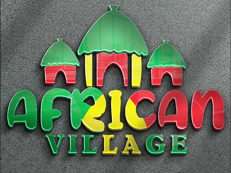 African Village logo by Joseph on Dribbble