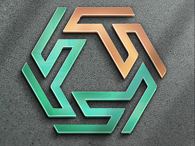 Geometrical 3d logo