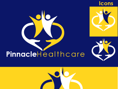 Pinnacle Healthcare logo behance brand identity branding corporate identity design dribble folllow goal goals graphic design illustration likedshot logo logo design new portfolio sale shot ui vector illustration