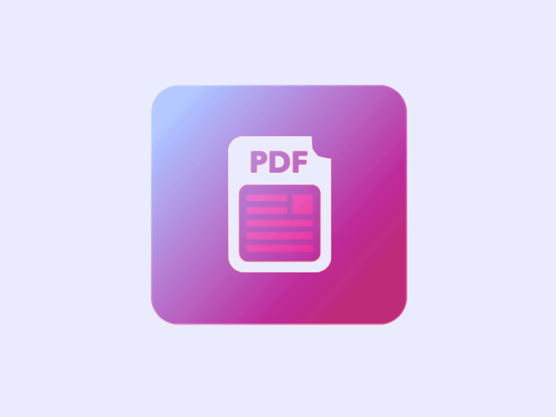 Pdf Page Flip Animation 2d animation 3d animation after effects animation icon icon design motion graphics neon page flip pdf pdf icon