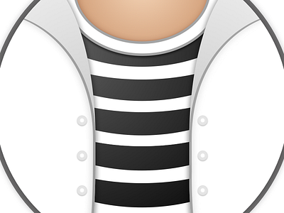 MrB Sailor outfit bw flat illustration outfit sketch