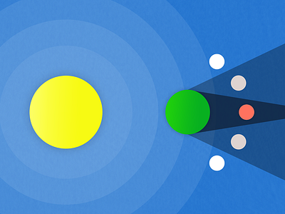 Moon Eclipse Explained eclipse illustration material design moon sky