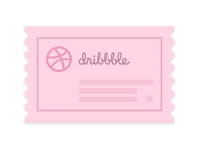 A dribbble invite component #1 banner component dribbble invite material design pink sketch