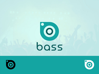 Bass/ music streaming brand logo branding dailylogochallenge design flat illustration logo logodesign minimal vector