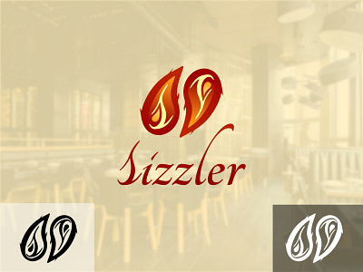 Sizzler / restaurant branding dailylogochallenge design flat illustration logo logodesign minimal vector