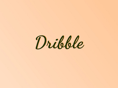 Dribble / Hand written