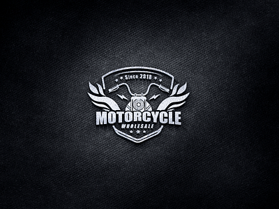 Silver Logo Motorclub branding design logo typography