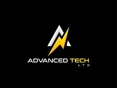 Advanced Tech design graphic design illustration logo