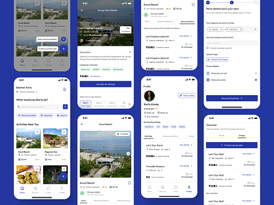 TourPal - A travel App design ui ui design uiux