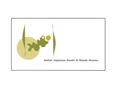 ashai businesscard design illustration logo vector