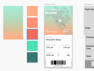 Flight Ticket UI