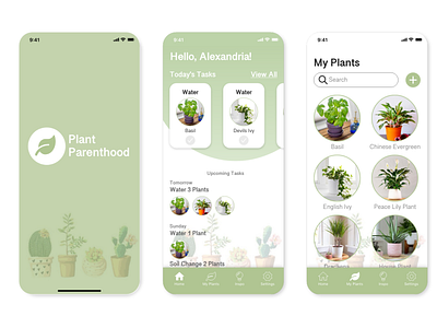 Plant Care App UI