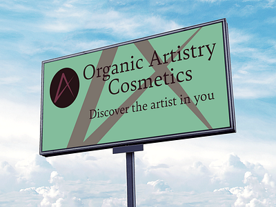 Organic Artistry Billboard branding design illustration illustrator logo typography vector