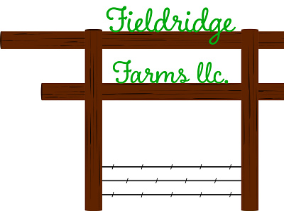 Fieldridge Farms llc art branding design graphic design illustrator logo minimal vector