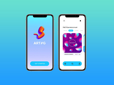 Art Gallery App Concept UI