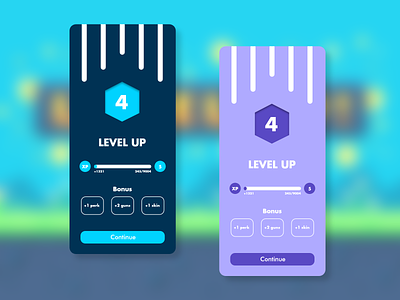 UI Level Up Screen | Mobile