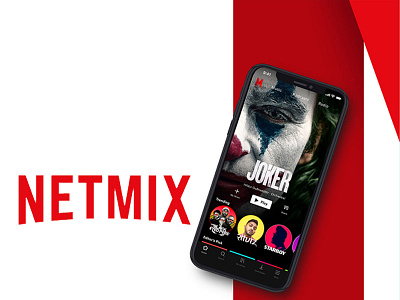 NetMix | Netflix Music Concept App analysis analytic analytics design illustration logo mobileapp ui uiux ux