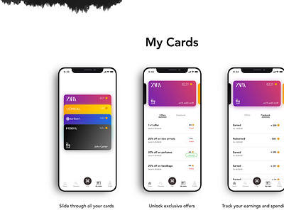 Cards Holder | The Big Club analysis analytic analytics appview card carddesign creditcard design illustration logo loyaltycard loyaltycumpayemntsapp mobileapp mycards thebigclub ui uiux ux waytomountain wtmdesignlab