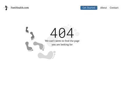 404 Page - Daily UI 08