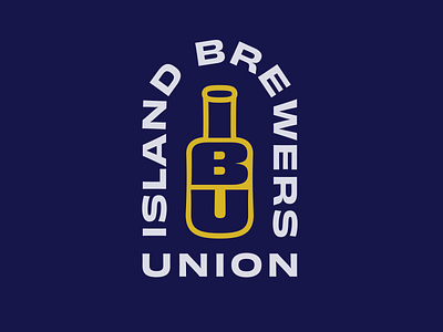 IBU beer branding logo vector
