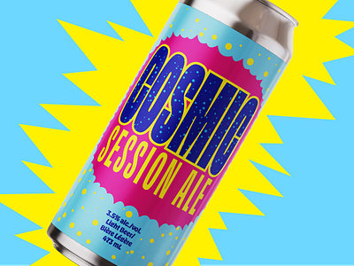 Cliffside Brewing Label Refresh - Cosmic Session