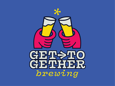 Branding for Get Together Brewing, Nanaimo BC beer beerlogo branding craft beer