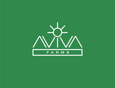 Aviva farms logo branding branding design design graphic design logo vector
