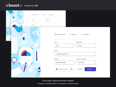 Study: Form for Overflow´s website branding brasil brazil components form forms inputs overflow redesign uidesign visualdesign web website