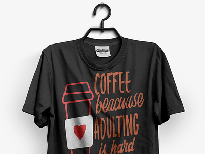Coffee because adulting is hard animation branding coffee because adulting is hard design graphic design halloween design illustration logo motion graphics straight outta halloween town straight outta new design vector