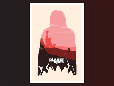 Planet of the apes design graphic design illustration movies planet of the apes vector