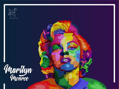 Marilyn Monroe WPAP best vector art lowpolyart potrait vector art vector design vector illustration vector lowpoly wpap