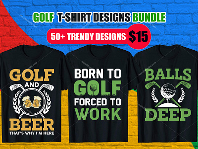 Golf T-Shirts Design Bundle 18 wheeler t shirts branding bundle cat cats cheap custom t shirts christmas t shirts clearance custom t shirt design design illustration tshirtlovers tshirtprinting typography typographytshirt vintageclothing vintagefashion vintagestyle