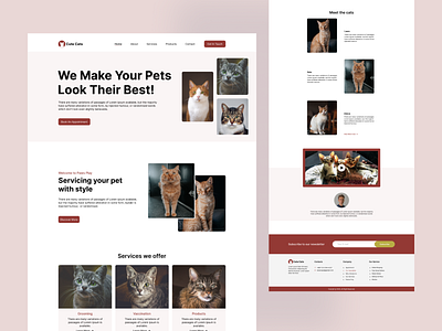 Republic Cute Cats Landing page design designinspiration