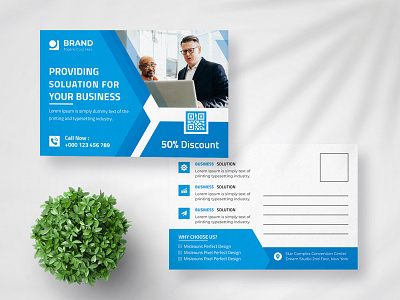 Corporate Post Card Template