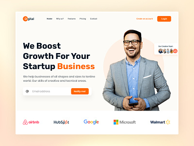 Digital Business Agency Homepage Website