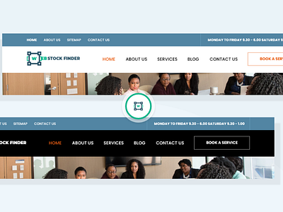 WebStockFinder – Header Template 2