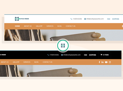 WebStockFinder – Header Template 3 branding design header header design illustration web website