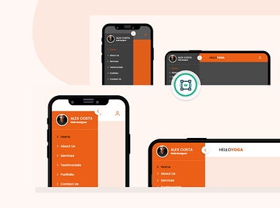 WebStockFinder – UIMenu Template 1 app menu app menu design branding design header design menu menu design ui ui design uiux uxuidesign web website menu