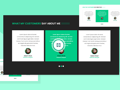 WebStockFinder – Testimonials Template 3