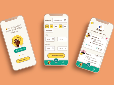 Car sharing app 🚗 app app design design interaction prototype ui ux