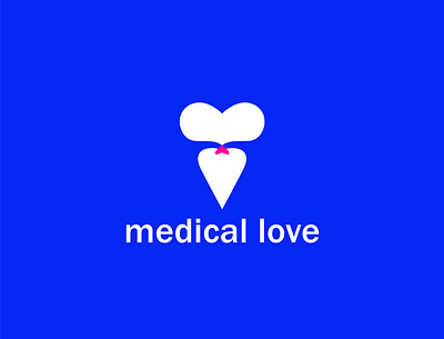 medical love | logo designer brand branding care clinic creative dentist design graphicdesign healthy hospital idenity ilustration ilustrator logo mark medical medicine patient social media website