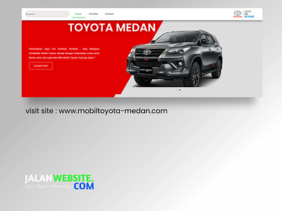 mobiltoyotamedan branding ui design uidesign uiuxdesign webdesign webdevelopment website automotif website builder website design websites