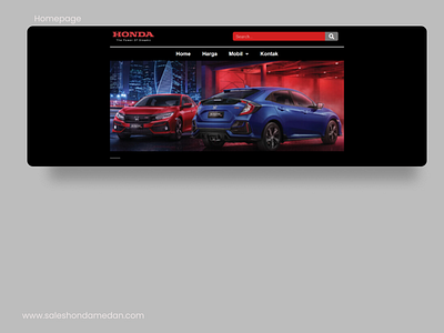 Sales Honda Medan branding uidesign uiuxdesign webdesign webdevelopment website builder website design