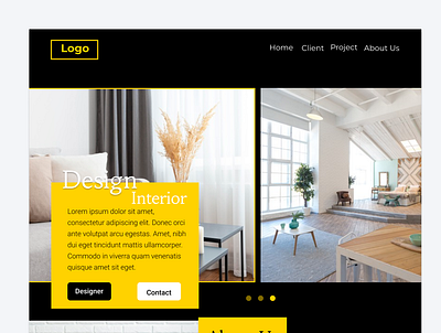 Design Interior branding design uidesign uiuxdesign webdesign