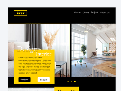 Design Interior branding design uidesign uiuxdesign webdesign