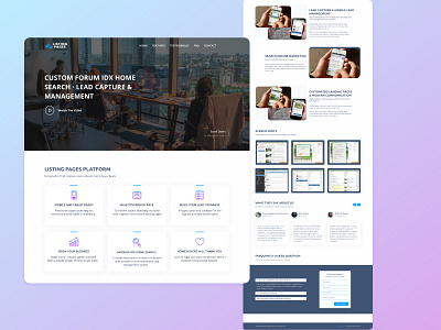 Landing page Design