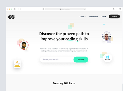E-learning Platform design ui
