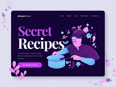 Cooking Illustration and Website Exploration