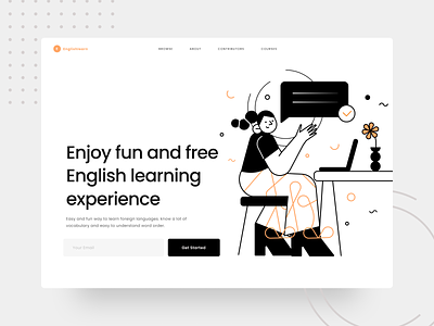 Landing Page English Learning Exploration