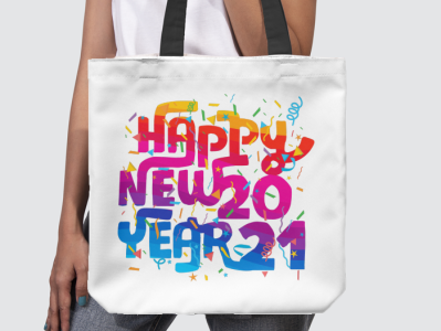 Happy New Year 2021 2021 america bag celebration colorful happy happy holidays hoodie new new year rainbow tshirt typography year